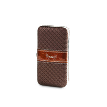 Load image into Gallery viewer, Stainless Steel Nail Tools Brown Leather