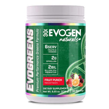 Load image into Gallery viewer, EVOGREENS - Fruit Punch Natural Flavors | 234g | 30 Servings
