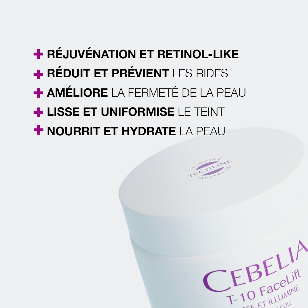كريم CEBELIA T-10 لشدّ الوجه || كريم مضاد للتجاعيد ومكافحة شاملة لعلامات التقدم في السن 50 مل
