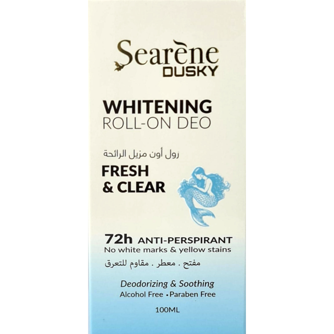 WHITENING ROLL-ON DEO - FRESH & CLEAR, 100ml