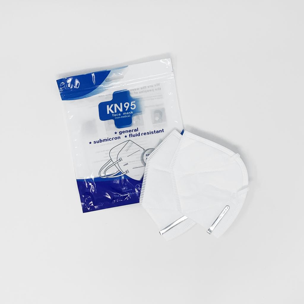 KN95 Face Mask, 2pcs/pack