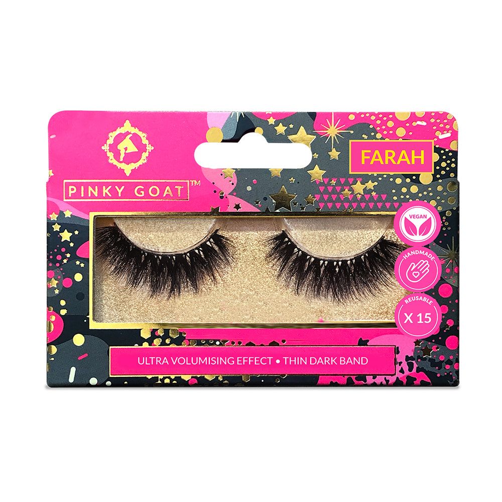 FARAH - Pinky Goat Lashes