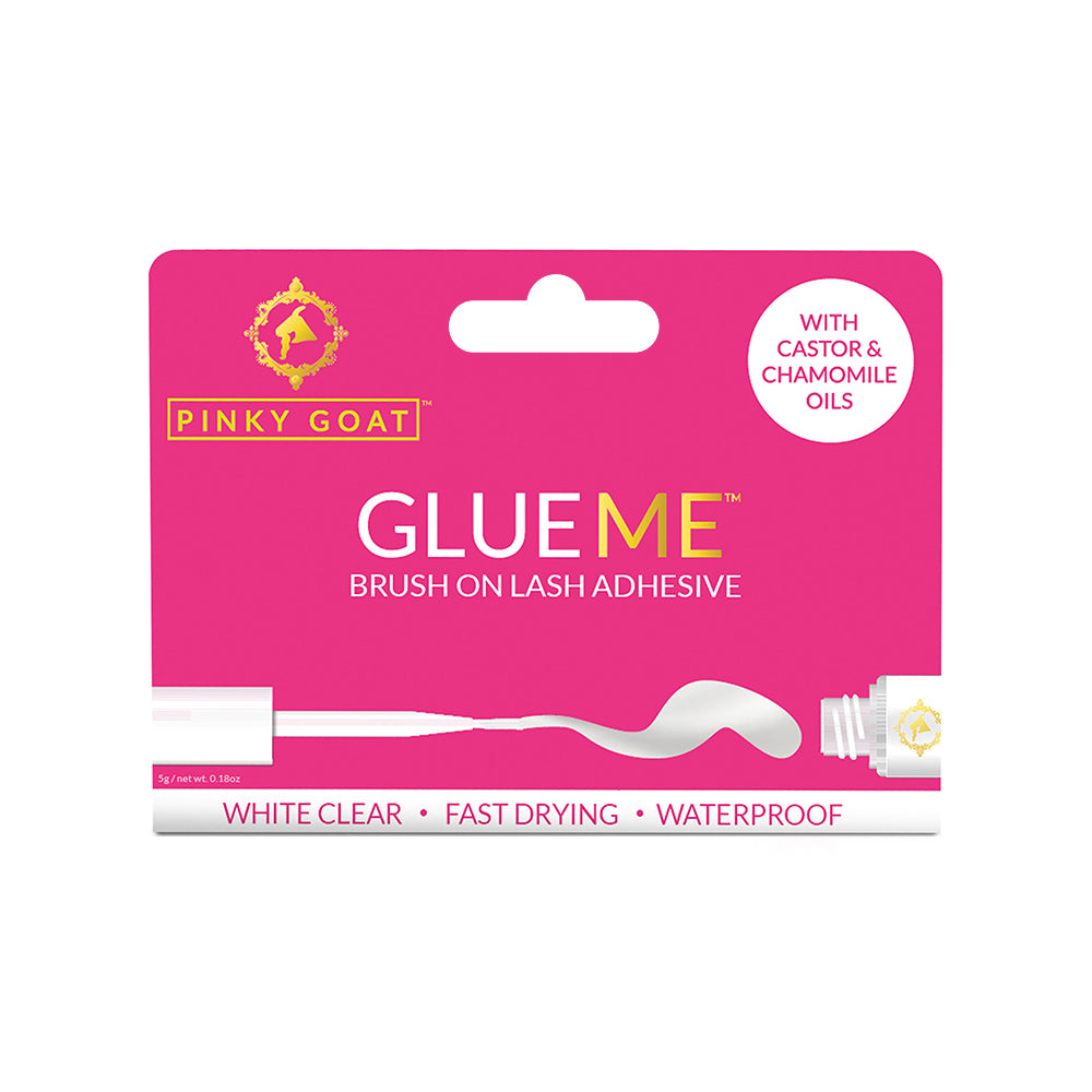 White Clear GLUEME Lash Adhesive - Pinky Goat