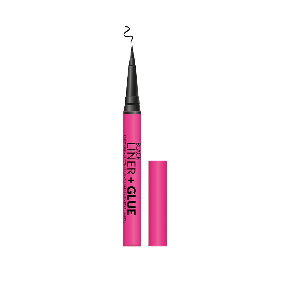 Black Liner + Glue - Pinky Goat