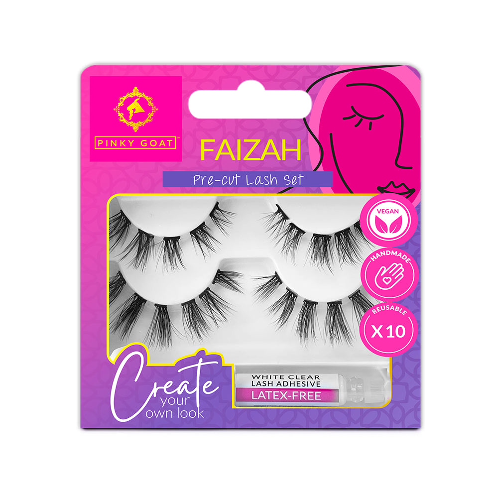 FAIZAH - Pinky Goat Pre-Cut Lash Set
