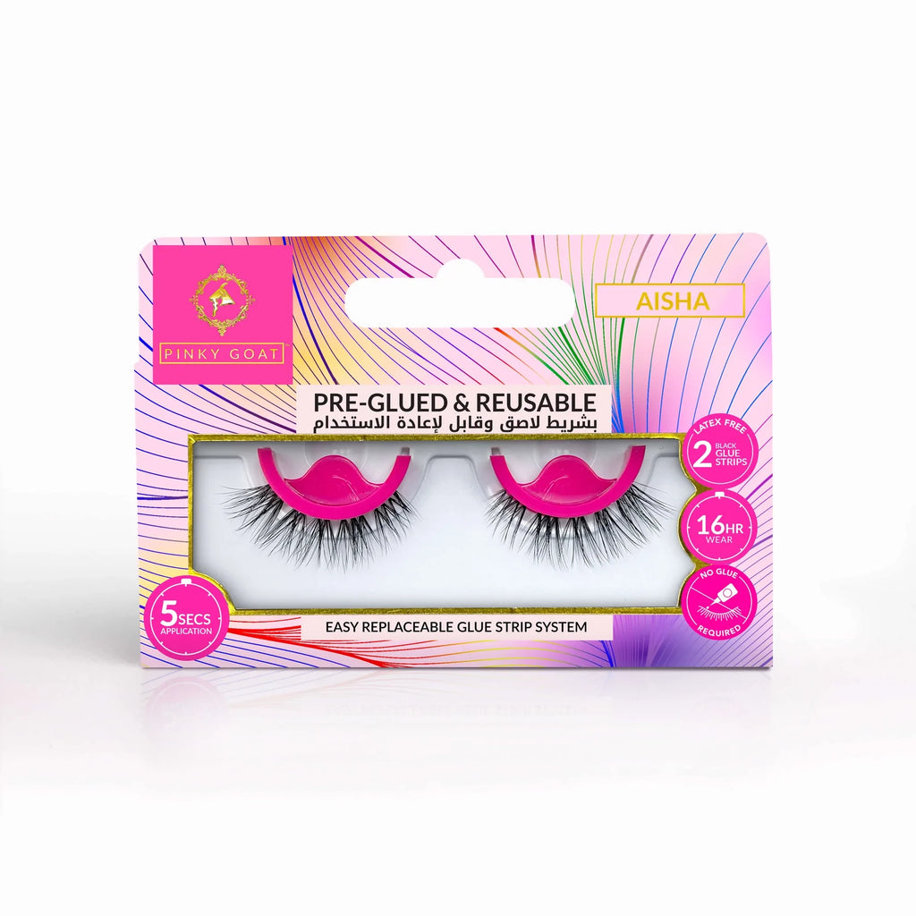 AISHA - Pinky Goat Lashes