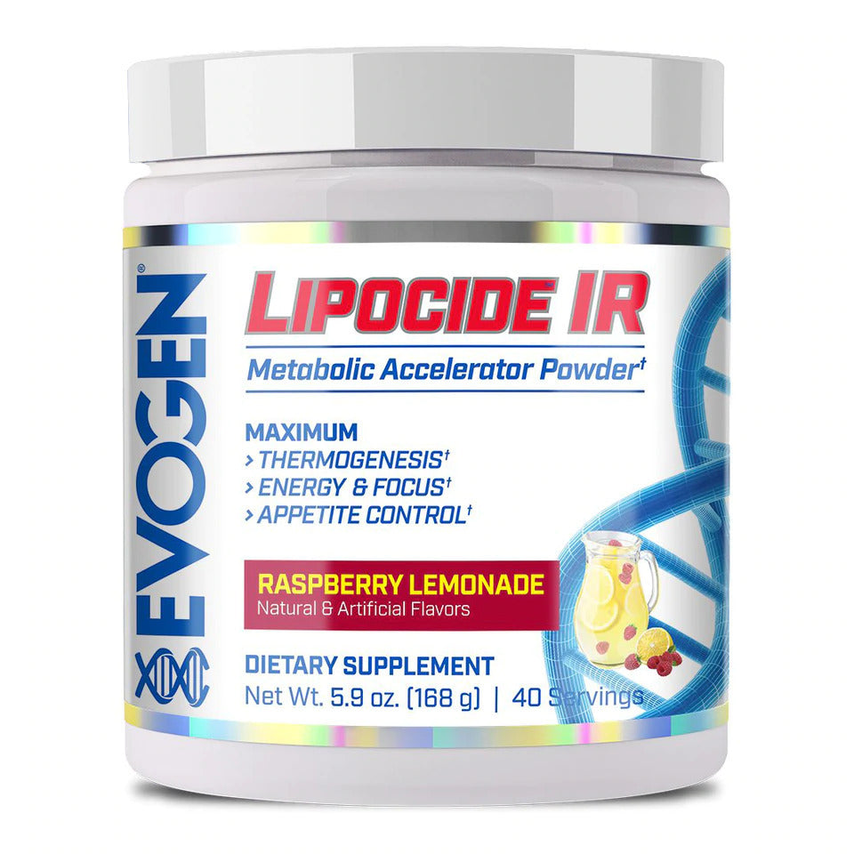LIPOCIDE IR - Metabolic Accelerator Powder | Raspberry Lemonade | 40 Servings