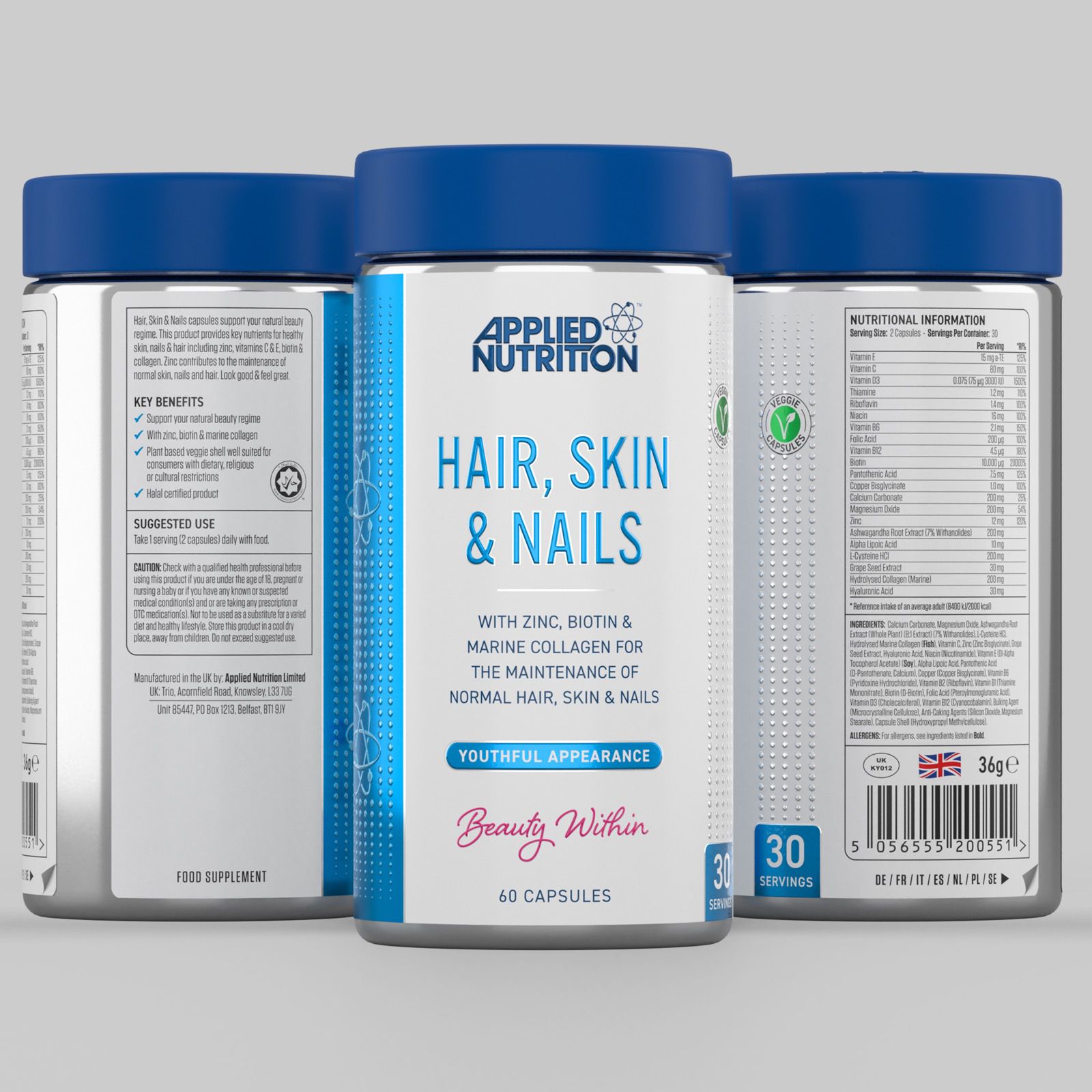 Hair, Skin & Nails | 60 Capsules